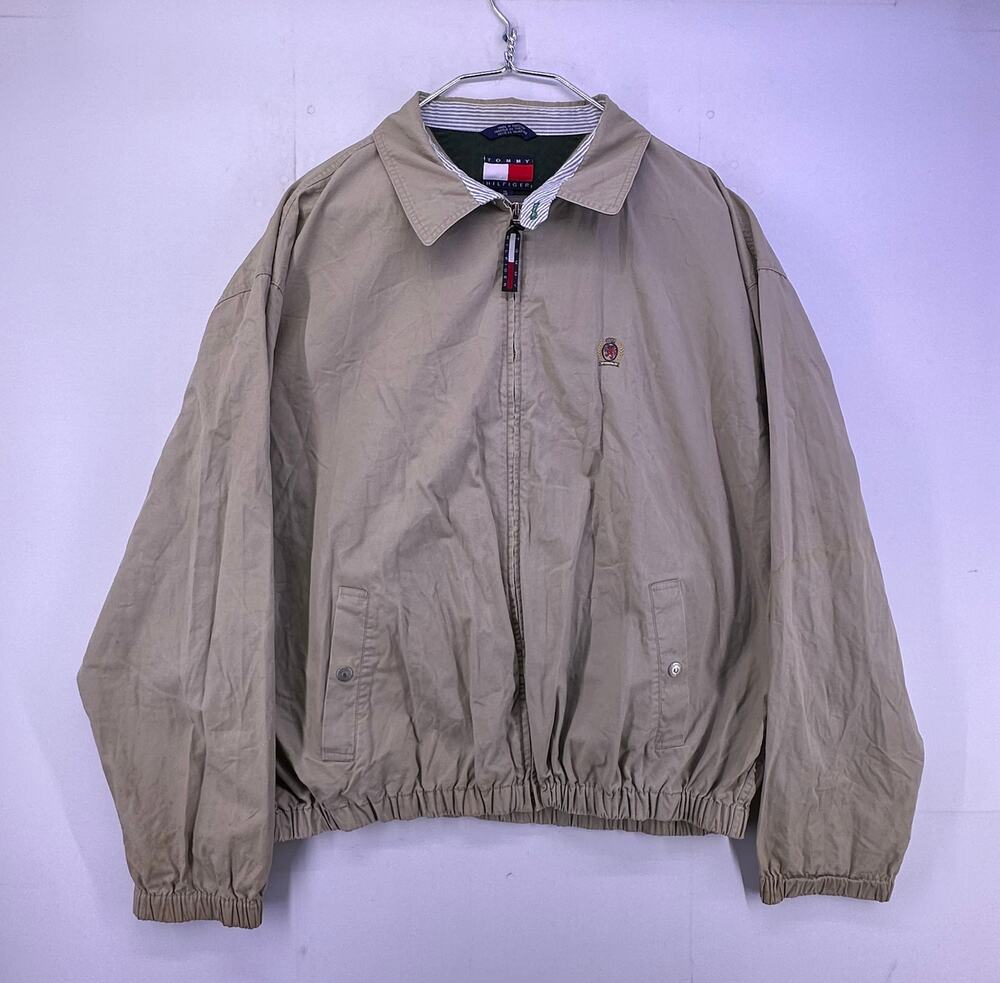 Tommy Hilfiger Tan Windbreaker Light Jacket Size 2XL